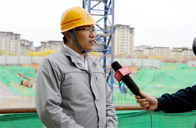 北京电视台对OD（中国）官方中骏云景台四期项目进行扬尘治理专题报道